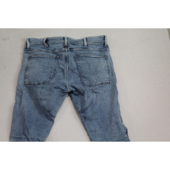 G-Raw Men Blue Jeans 5620 3D Skinny Casual Size 34X33 - Picture 5 of 10